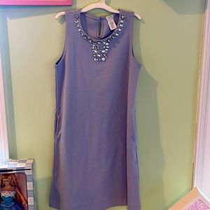 Crewcuts size 12 purple sleeveless dress with pockets girls